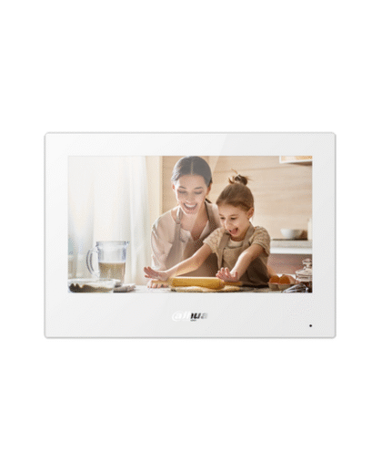 Dahua VTH5321GW-W ქსელური Wi-Fi ვიდეო დომოფონის მონიტორი Android SIP2.0 DC12V PoE(802.3af) თეთრი