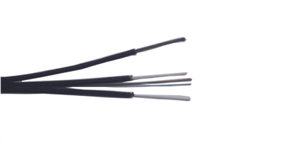 ოპტიკური კაბელი GJYXFCH -1B1.3,1 - 1 წვერიანი დიელექტრიული Drop FRP ტროსით, G652D, LSZH, (1კმ)