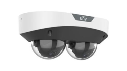 IP კამერა - 2*4მპ, 2.8მმ, Dome, IK10, Mic, SD, ANR, UMD, Uniview