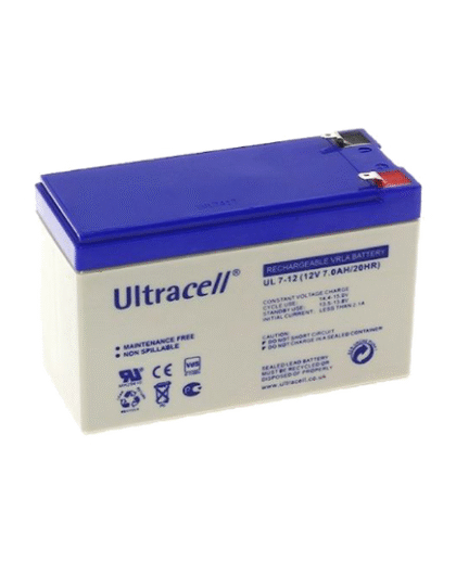 12V/7AH Ultracell აკუმულატორი, Ultracell, 12V/7AH