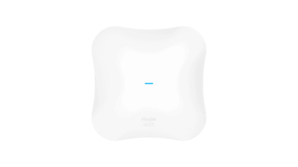RG-RAP73Pro - Ruijie Wi-Fi 7 BE14000 Tri-Band Access Point, SFP+, მაღალი წარმადობის, 600/200 client
