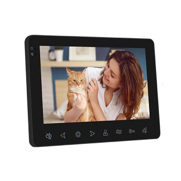 Morningtech MT727M-B უყურმილო მონიტორი მეხსერების ფუნქციით, მულტიენოვანი მენიუ, 7" TFT LCD ეკრანი, 32გბ SD ბარათის სლოტი, ინტეგრ. 220ვ კვების, შავი - Image 2