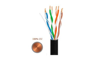 UTP Cat5e გარე კაბელი სპილენძი